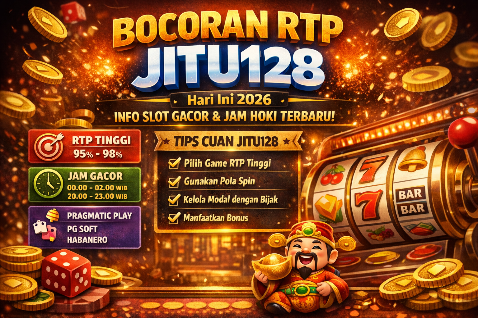 Bocoran RTP JITU128 dan Tips Cuan